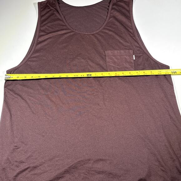 Vuori Tank Top Mens 2XL tradewind Tech Performance Gym Workout pocket V142 - Picture 6 of 7